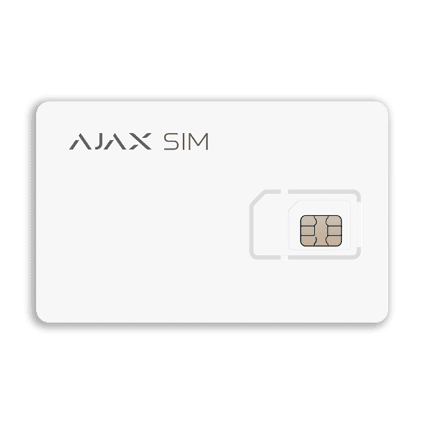 Ajax SIM de Roaming Preinstalada