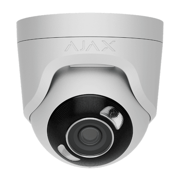 Ajax TurretCam HL Blanca 8MP lente 2 punto 8 mm