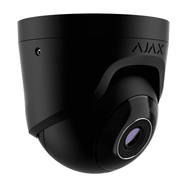 Ajax TurretCam HL Negra 8MP lente 2 punto 8 mm