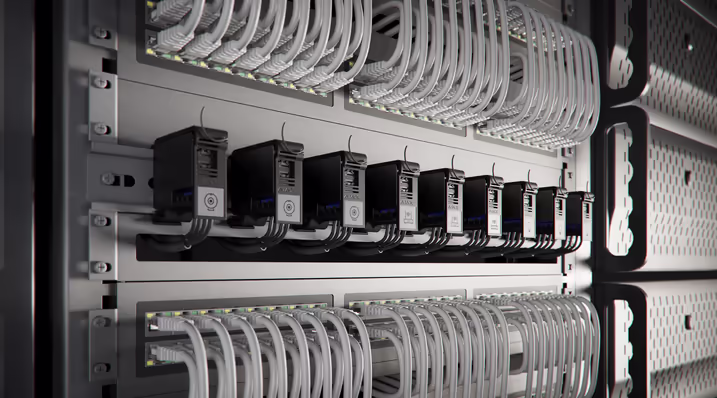 ideal para su instalación en cajas de conexiones, gabinetes de servidores o paneles eléctricos