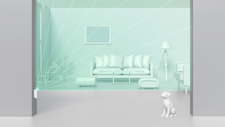Ajax MotionProtect Curtain Proteccion anti mascotas