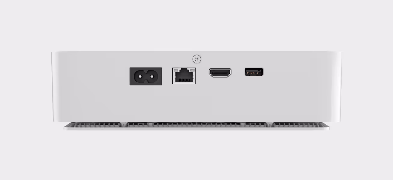 un puerto hdmi y 2 puertos usb