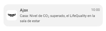 alerta lifequality ajax