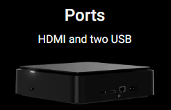 distintas configuraciones de puertos hdmi y puertos usb